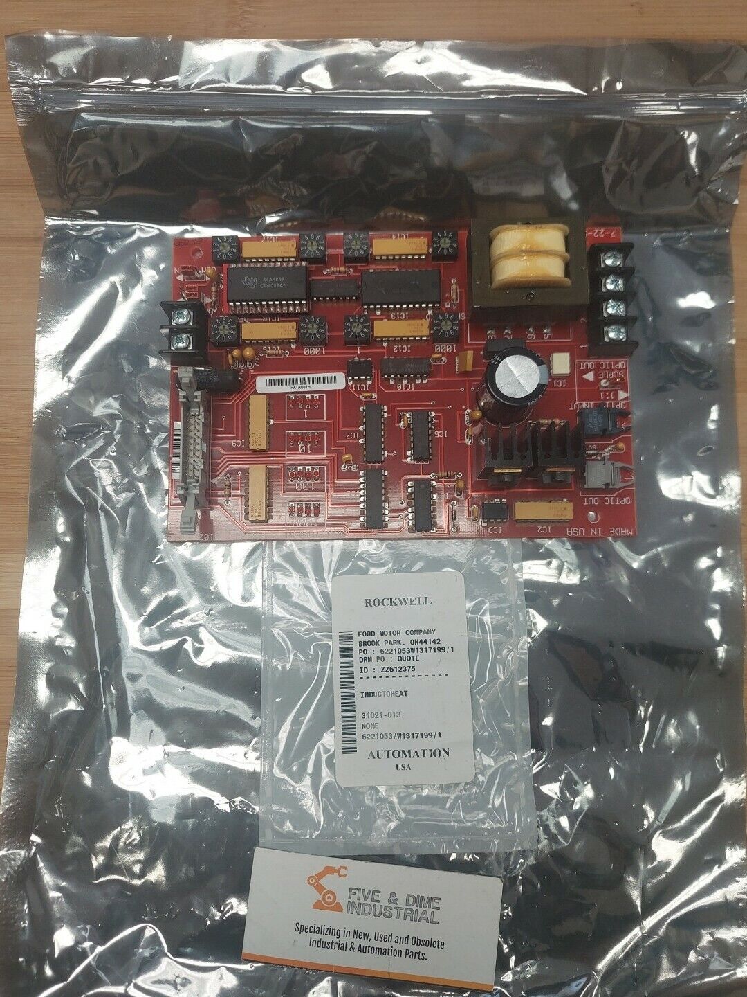 Rockwell INDUCTOHEAT CONTROL BOARD 31021-013 (CB102)