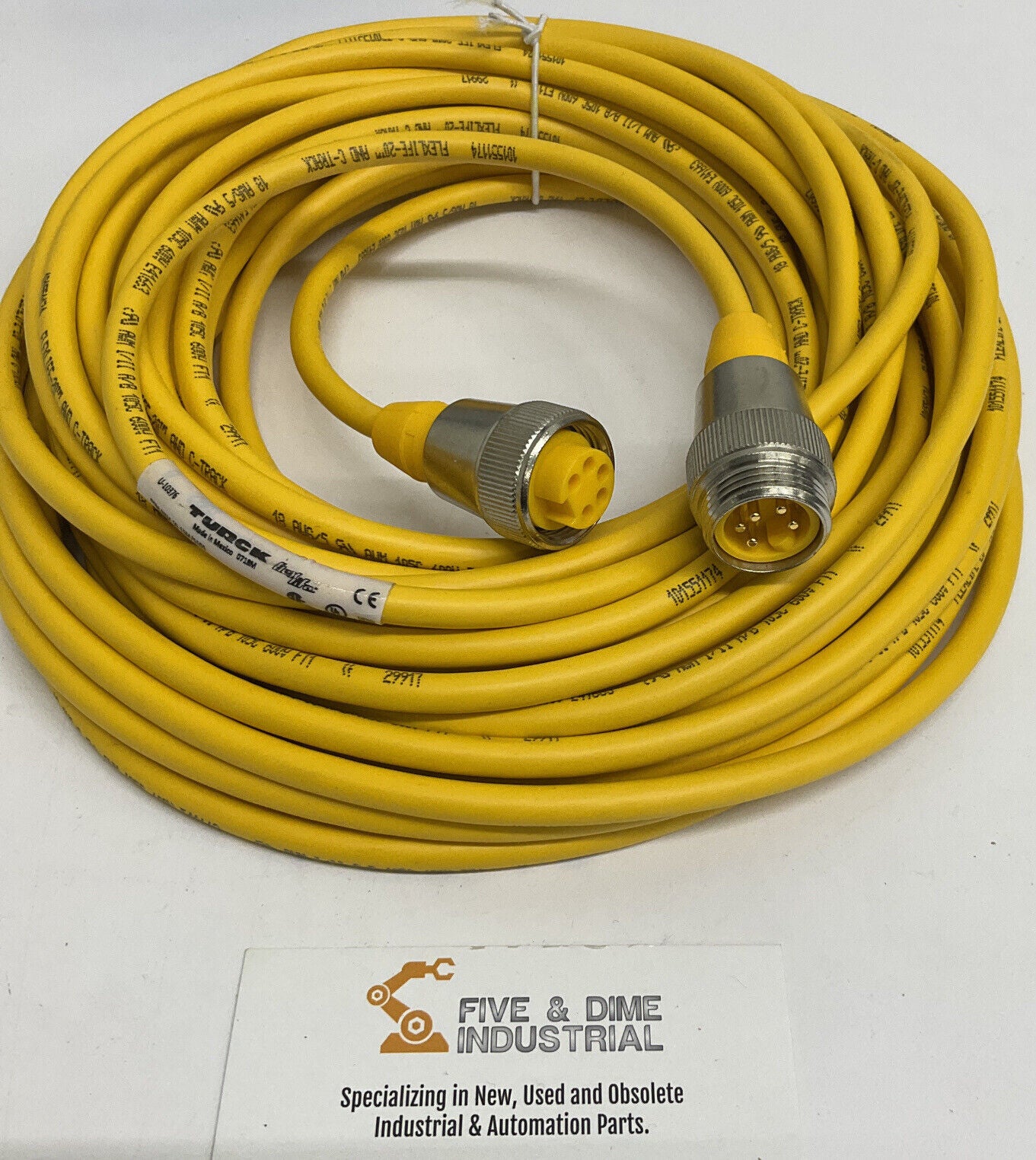 Turck RSM RKM 50-15M/S101 U-10376 5-pole Cable (CBL110)