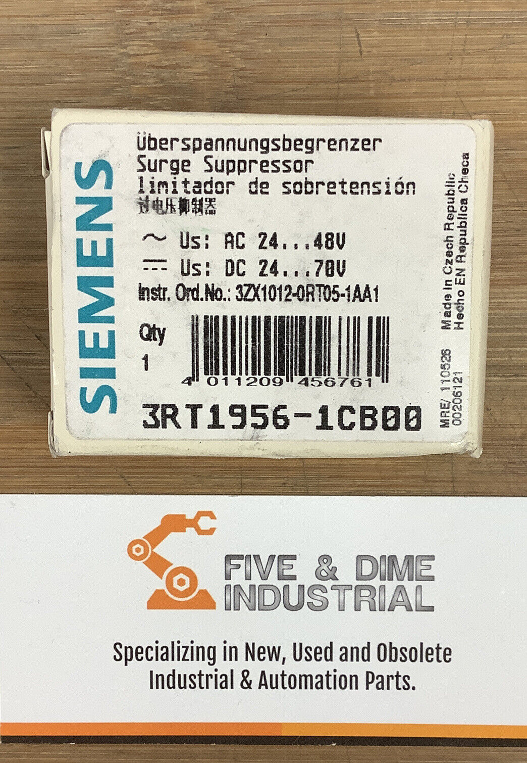 Siemens 3RT1956-1CB00 SURGE SUPPRESSOR (YE137)