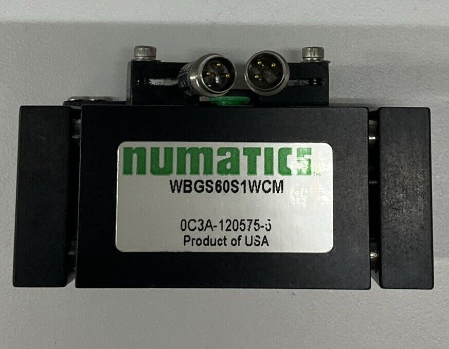 Numatics ASCO wbgs60s1wcm Pneumatic Gripper w/ IZ5035 Sensors (CL112)