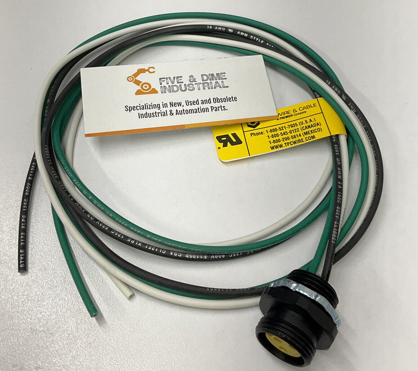 TPC Wire & Cable 84800 3-wire Female Receptacle (CL262)
