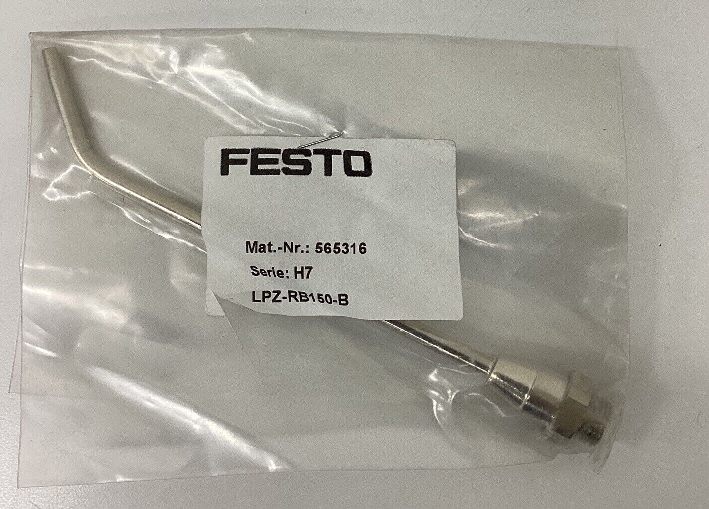 Festo 565316 / LPZ=RB150B Air/Gas Nozzle M12 x 1.25 (BK102)