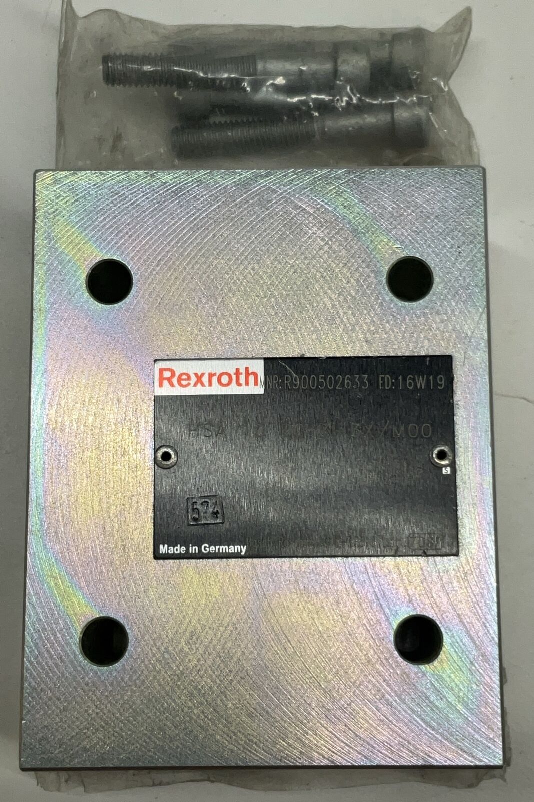 Rexroth Bosch  HSA10B013-3X/M00 R900502633 Cover Plate (CL365) - 0