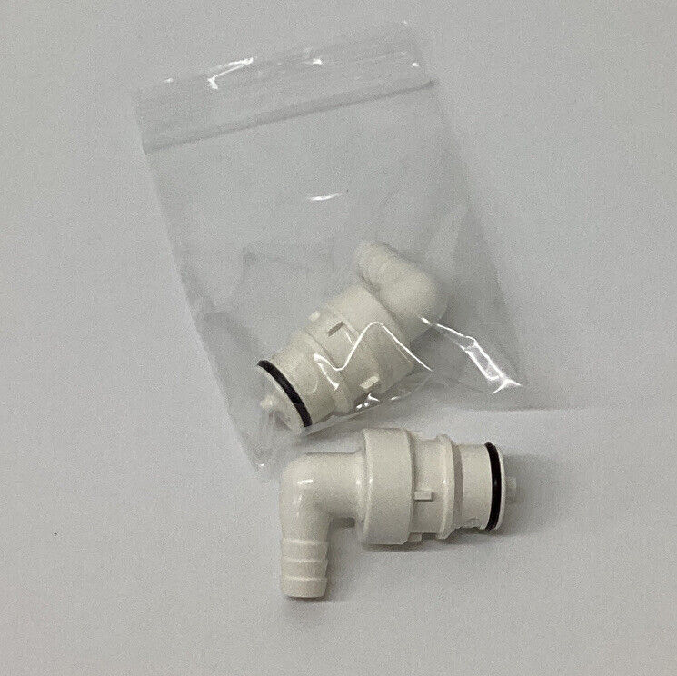 CPC Colder Products HFCD23635 3/8 Package of (2) Barb Valved Elbow (CL209)