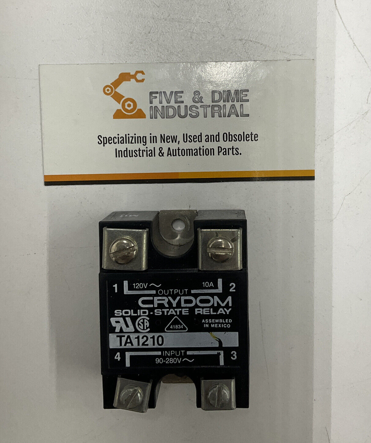 Crydom TA1210 Solid State Relay IN 90-280VAC OUT 120VAC   (RE119)
