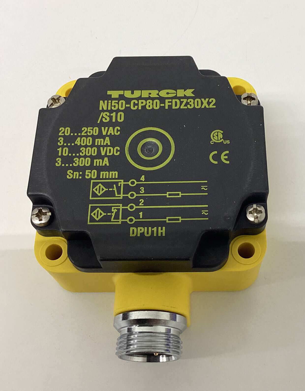 Turck Ni50-CP80-FDZ30X2/S10 Proximity Sensor (YE240) - 0