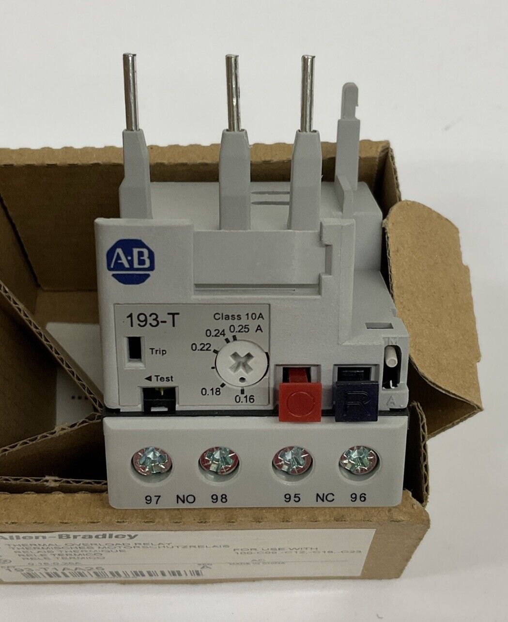 Allen Bradley 193-T1AC25 Thermal Overload Relay 21-25A NEW (BL273) - 0