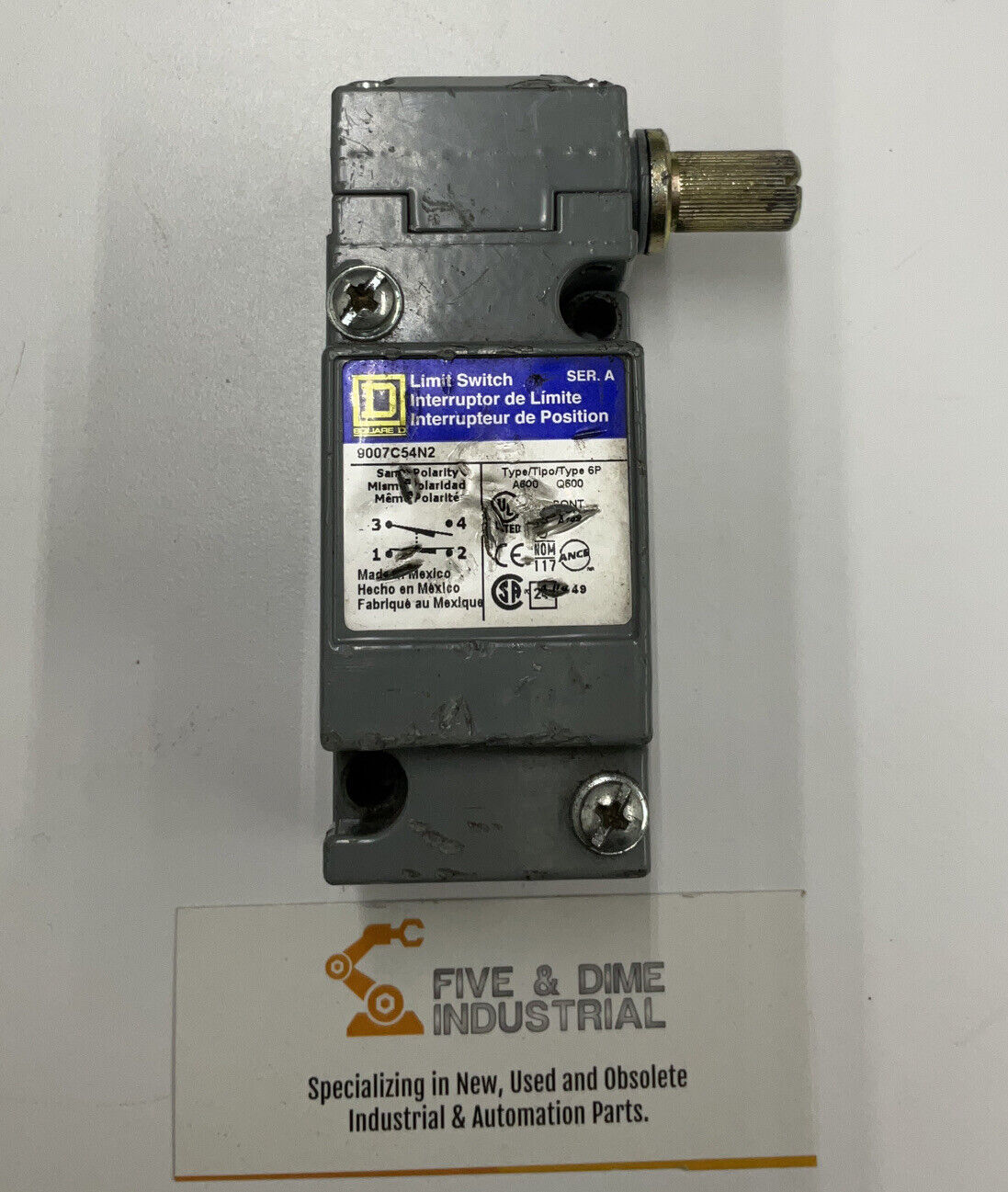 Square D 9007C54N2 Heavy Duty Limit Switch Ser. A (CL137)