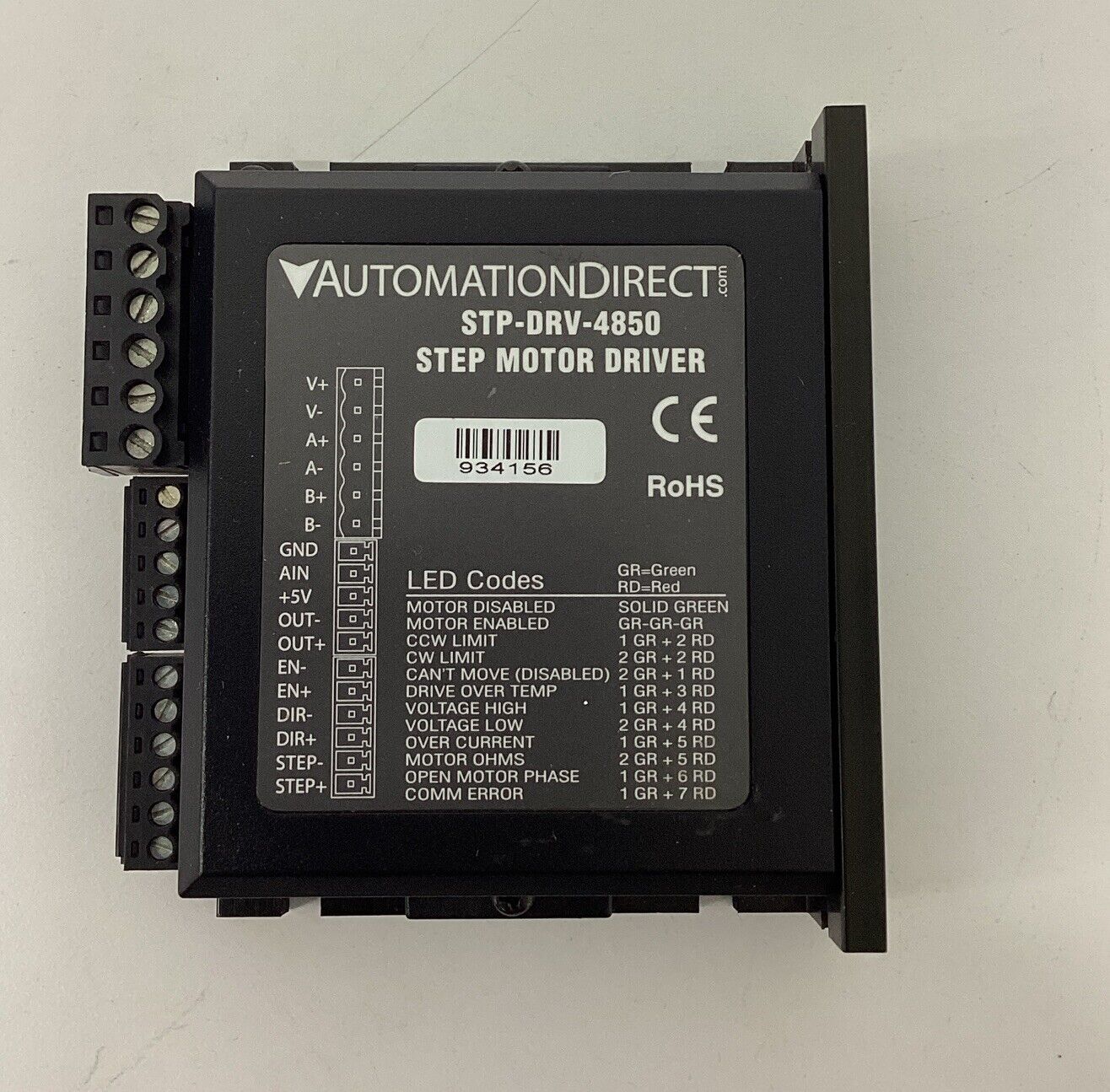 Automation Direct STP-DRV-4850 Step Motor Driver (RE155)