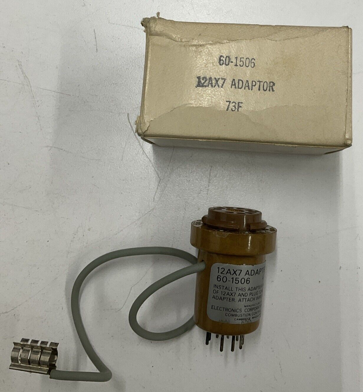Electronic Corporation 60-1506 / 12AX7 Tube Adaptor (CL248)