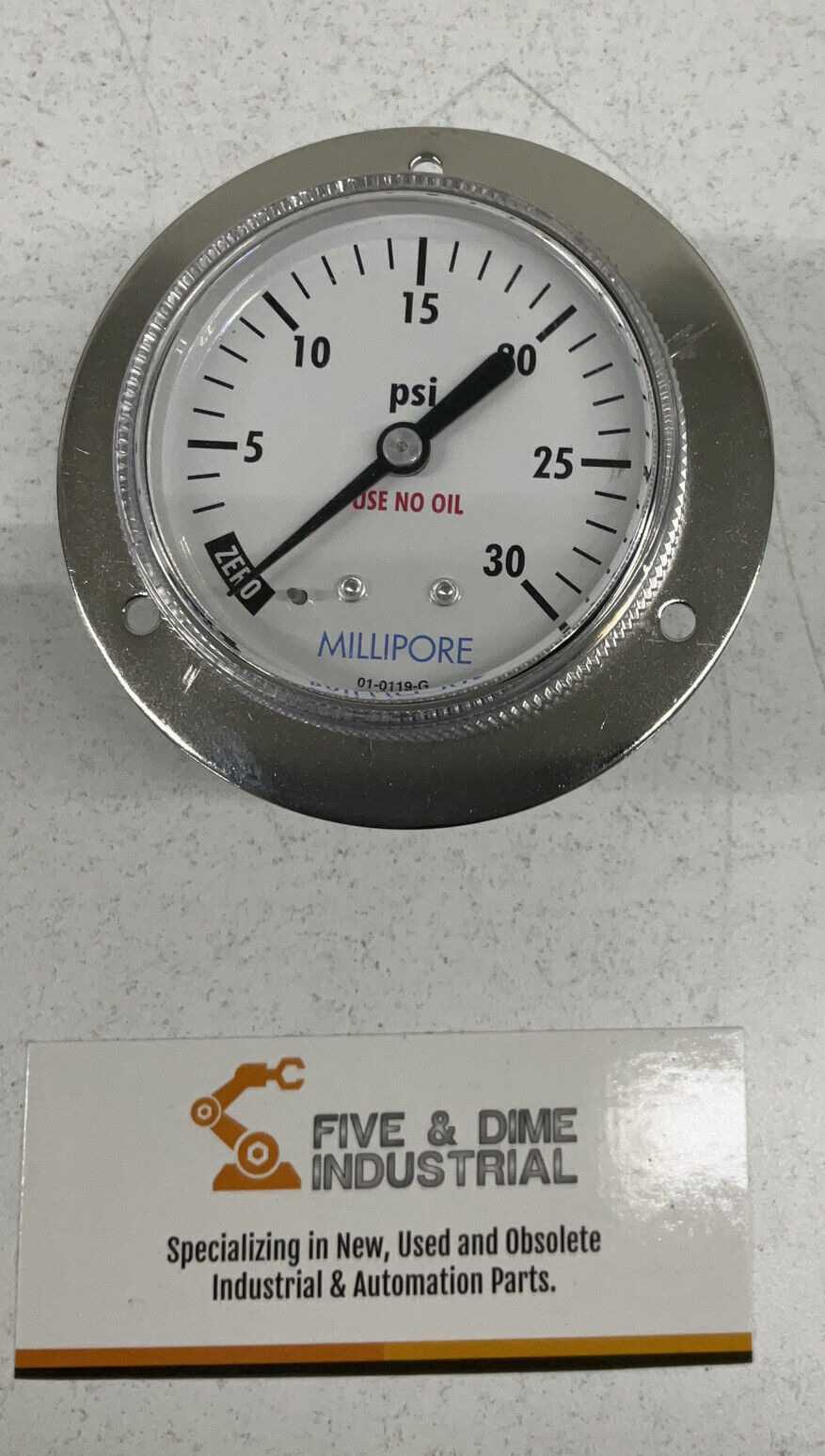 Millpore 01-0119-F 0-30 PSI Pressure Gauge (BL261)