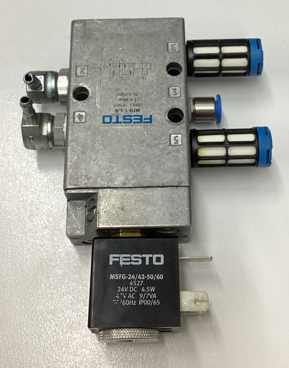 Festo MFH-5-1/8 Solenoid Valve 24vDC (CL227) - 0