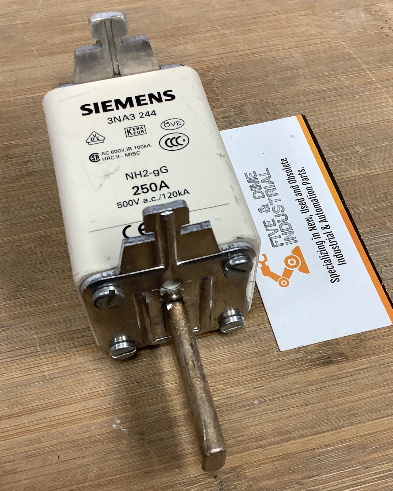 Siemens 3NA3 244 LV HRC fuse 250 Amp NH2-gG (BL130)