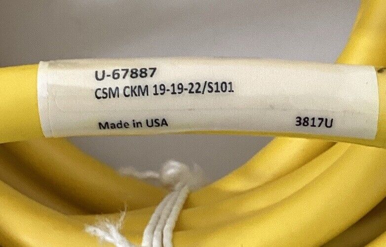 Turck CSM-CKM-19-19-22/S101 / U-67887 Multifast M/F Cable 19-Pin 22M (CBL167) - 0