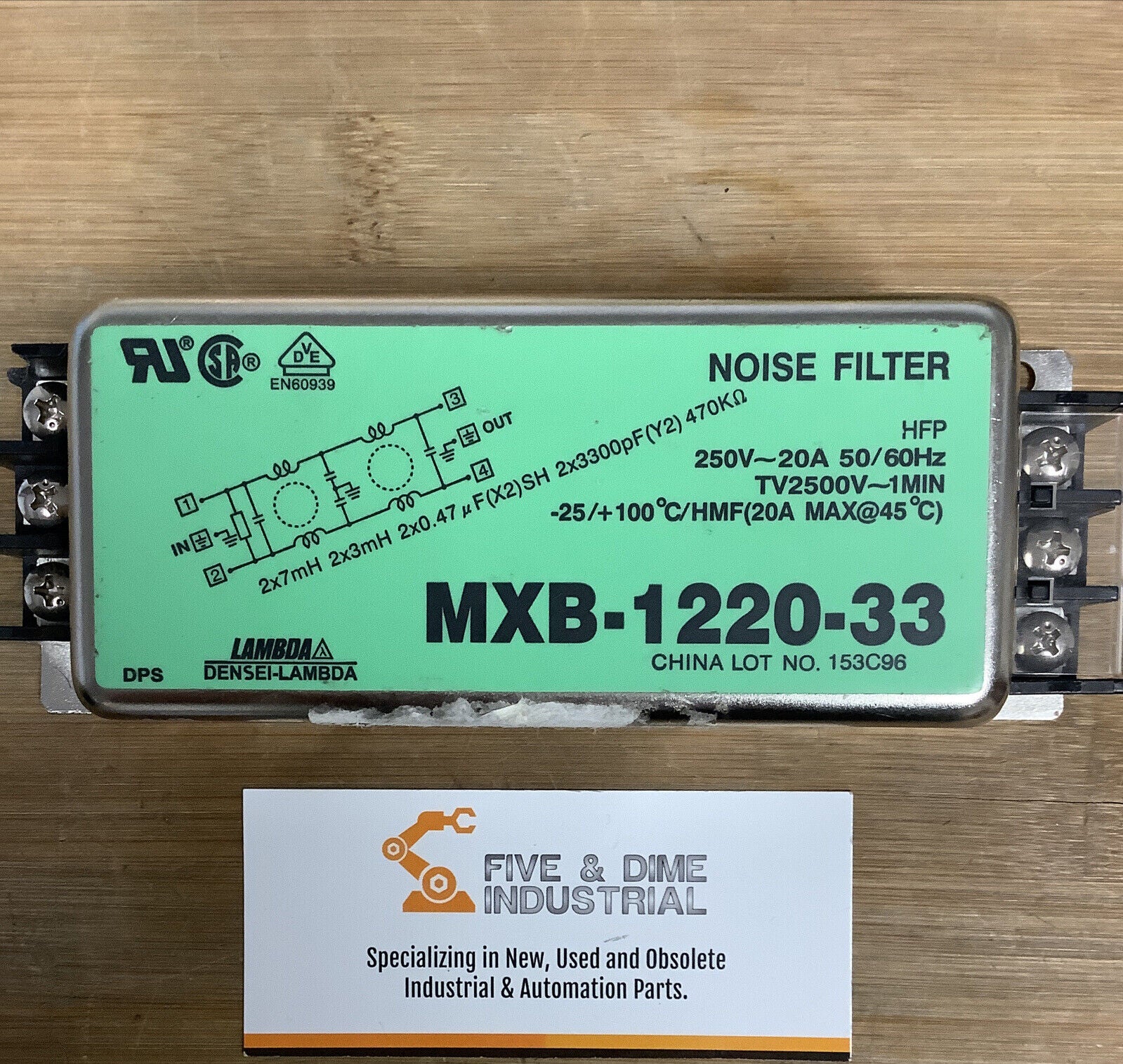 Lambda Noise Filter MXB-1220-33 (GR131)