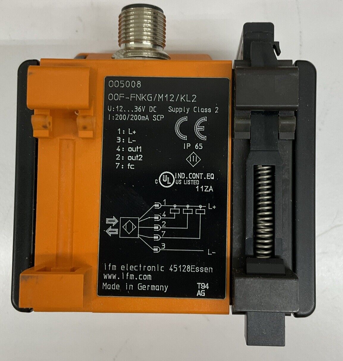 IFM Efector OO5008 Fiber Optic Sensor Switching Amplifier (SH108)