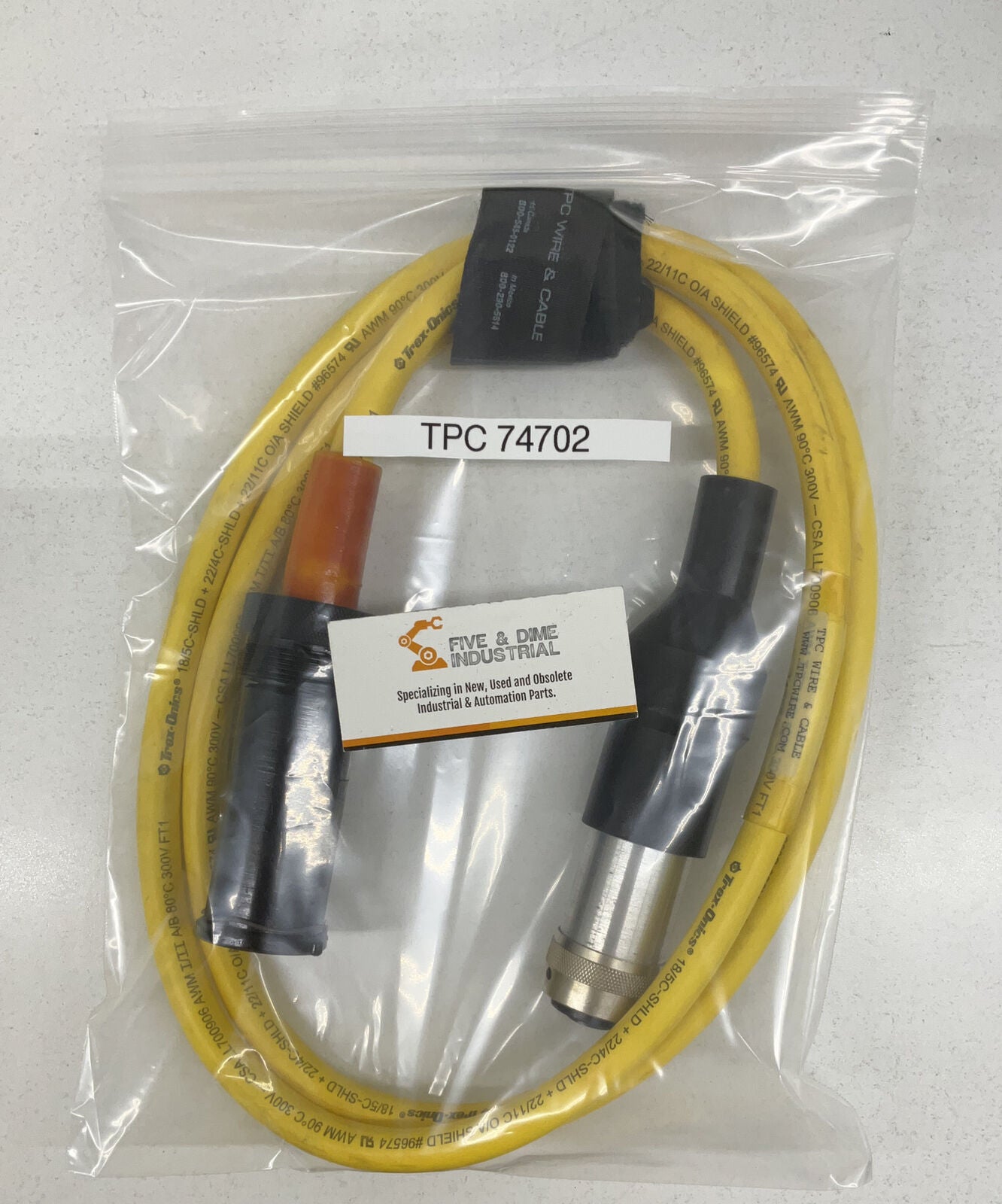 TPC Wire & Cable 74702 Cable Assembly  (CBL123)
