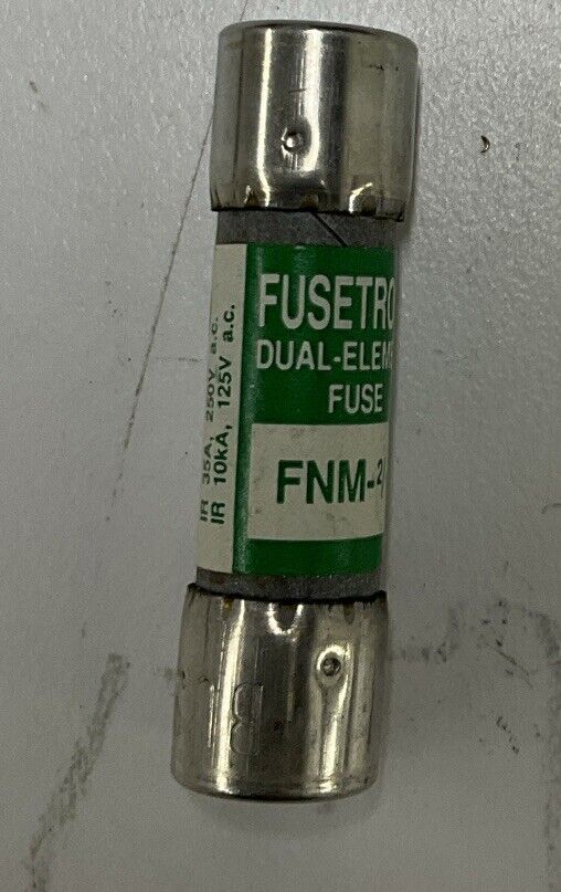 Bussmann Buss FNM-2/10 Dual Element Fuses Box of 10 2/10-amp (GR212)