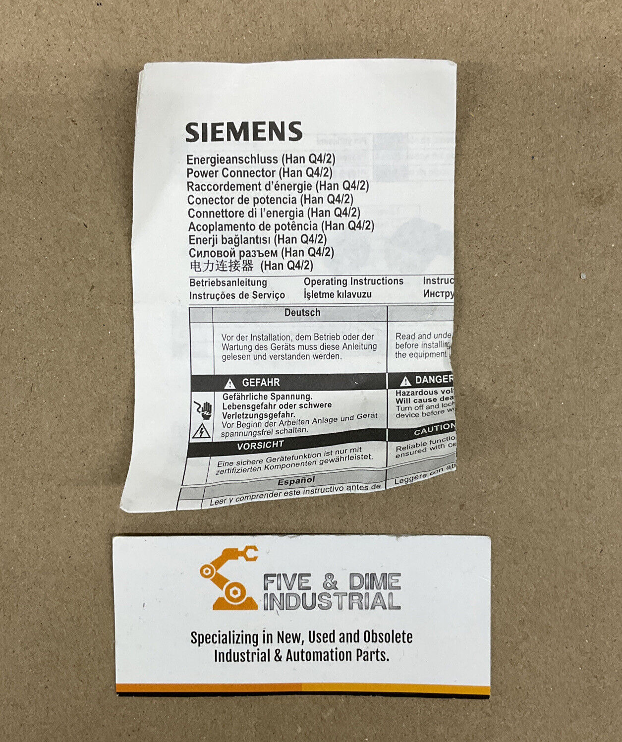 Siemens 3RK1911-2BE30 Connector Kit  (BL210)
