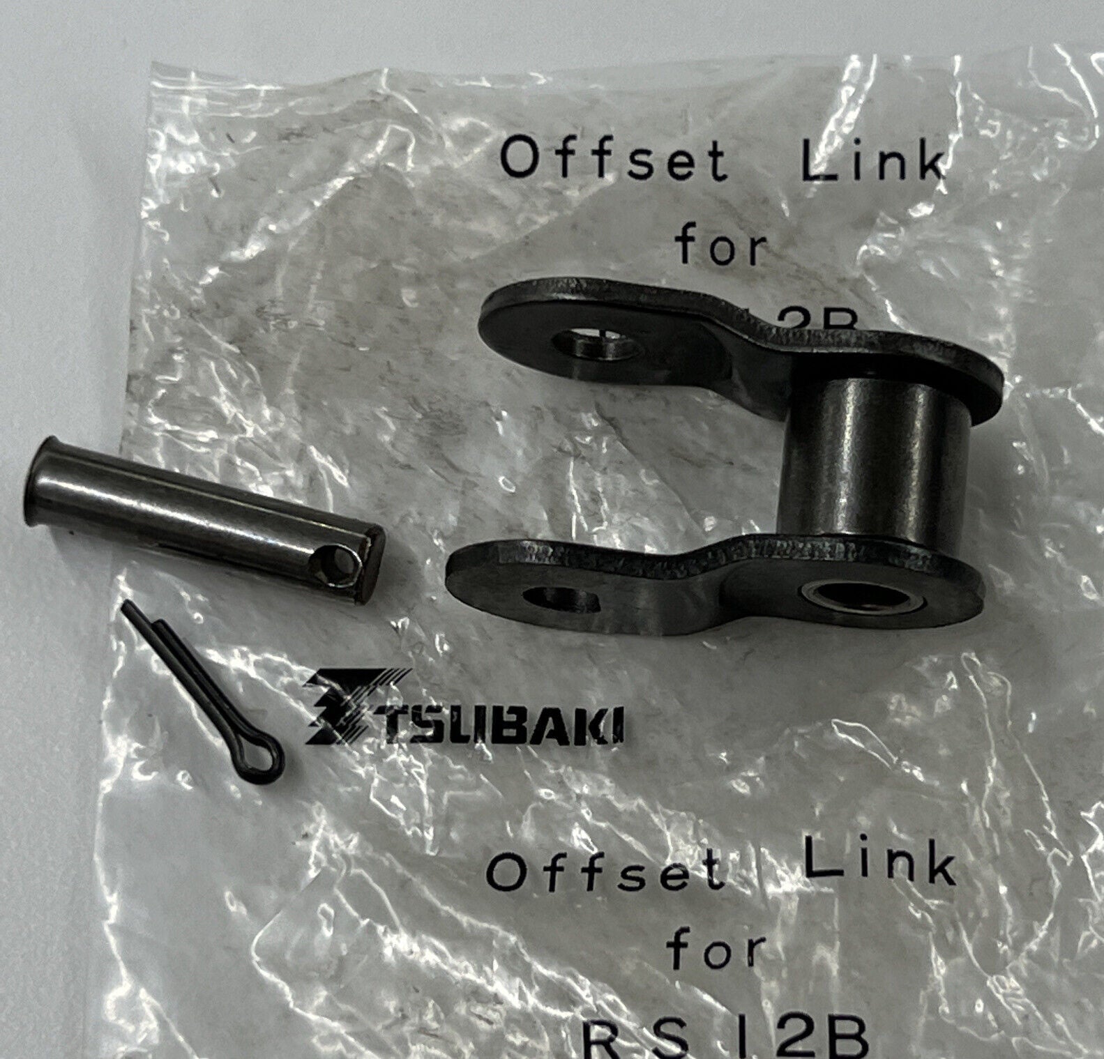 TSUBAKI RS12B LOTUS OFFSET LINK 12B / 3/4 in Pitch (YE112) - 0