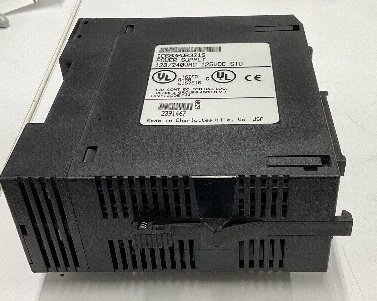 GE Fanuc IC693PWR321S Power Supply Series 90-30, 0.8A (BL115)