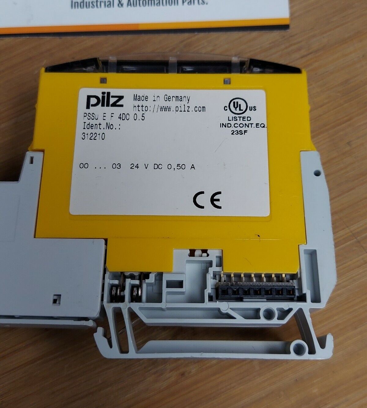 Pilz  312210 PSSu EF 4DO 0.5 Output Module  with Base  24VDC (BK120) - 0