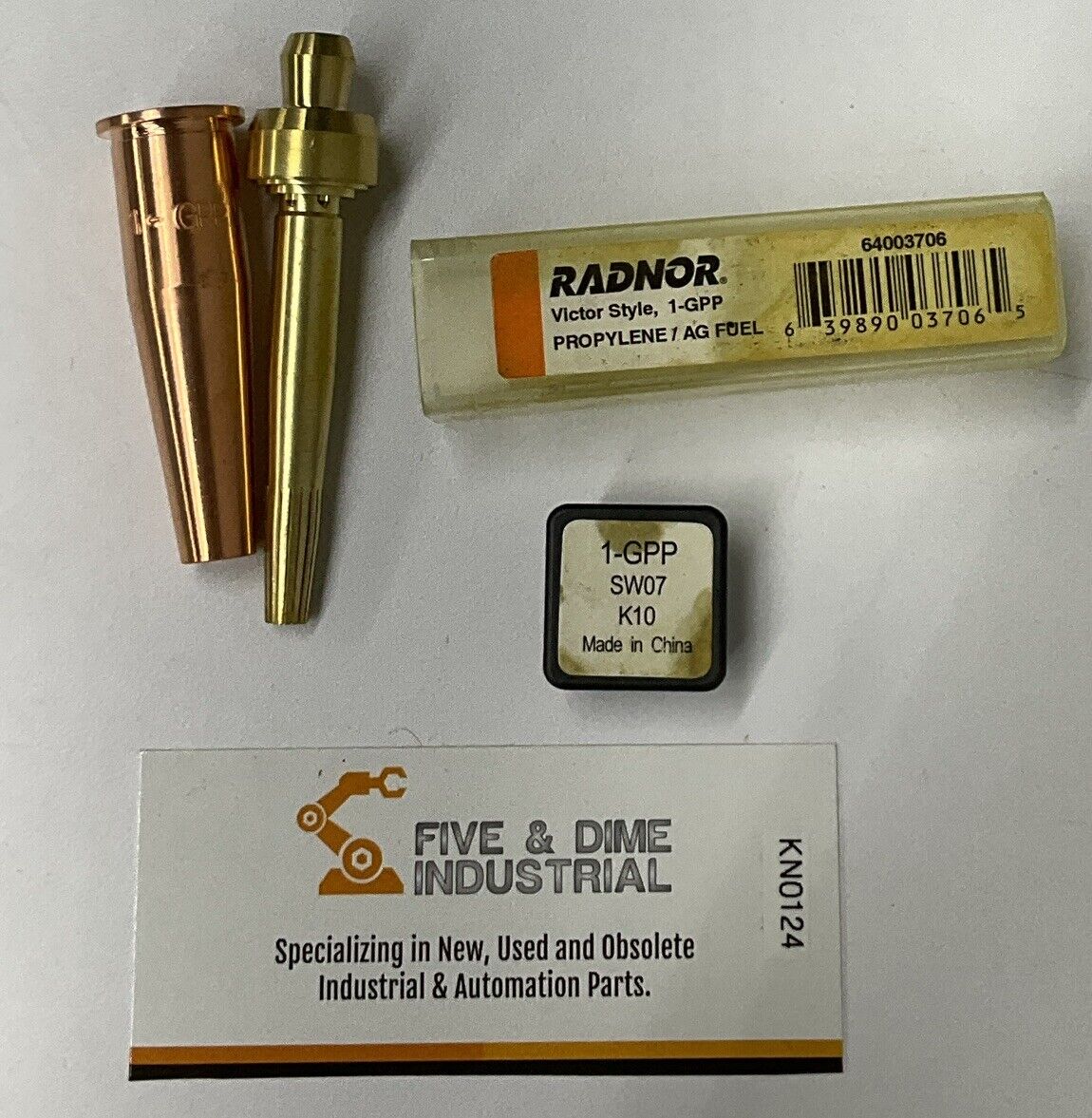 Radnor 64003706 1-gpp Size 1  2 Piece Propylene Cutting Torch Tip  (CL198)