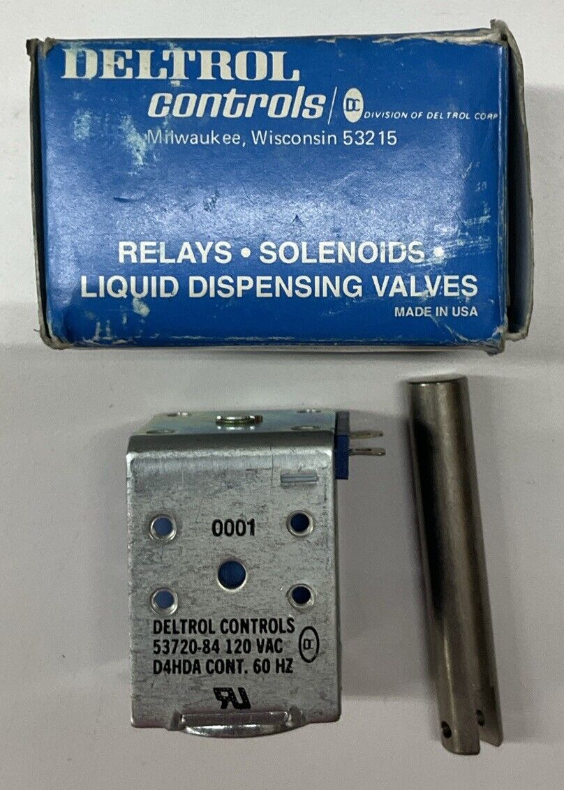 Deltrol Controls 53720-84 120VAC Solenoid and Stem (BL289) - 0