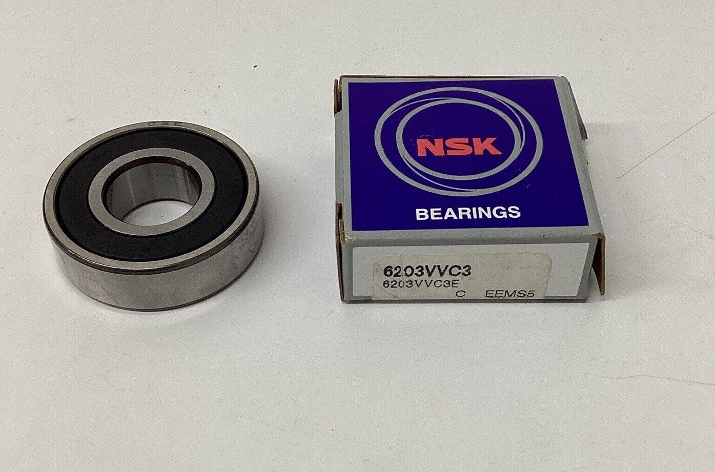 NSK 6203VVC3 Sealed Deep Grove Ball Bearing 17 x 40 x 12mm (BL305)