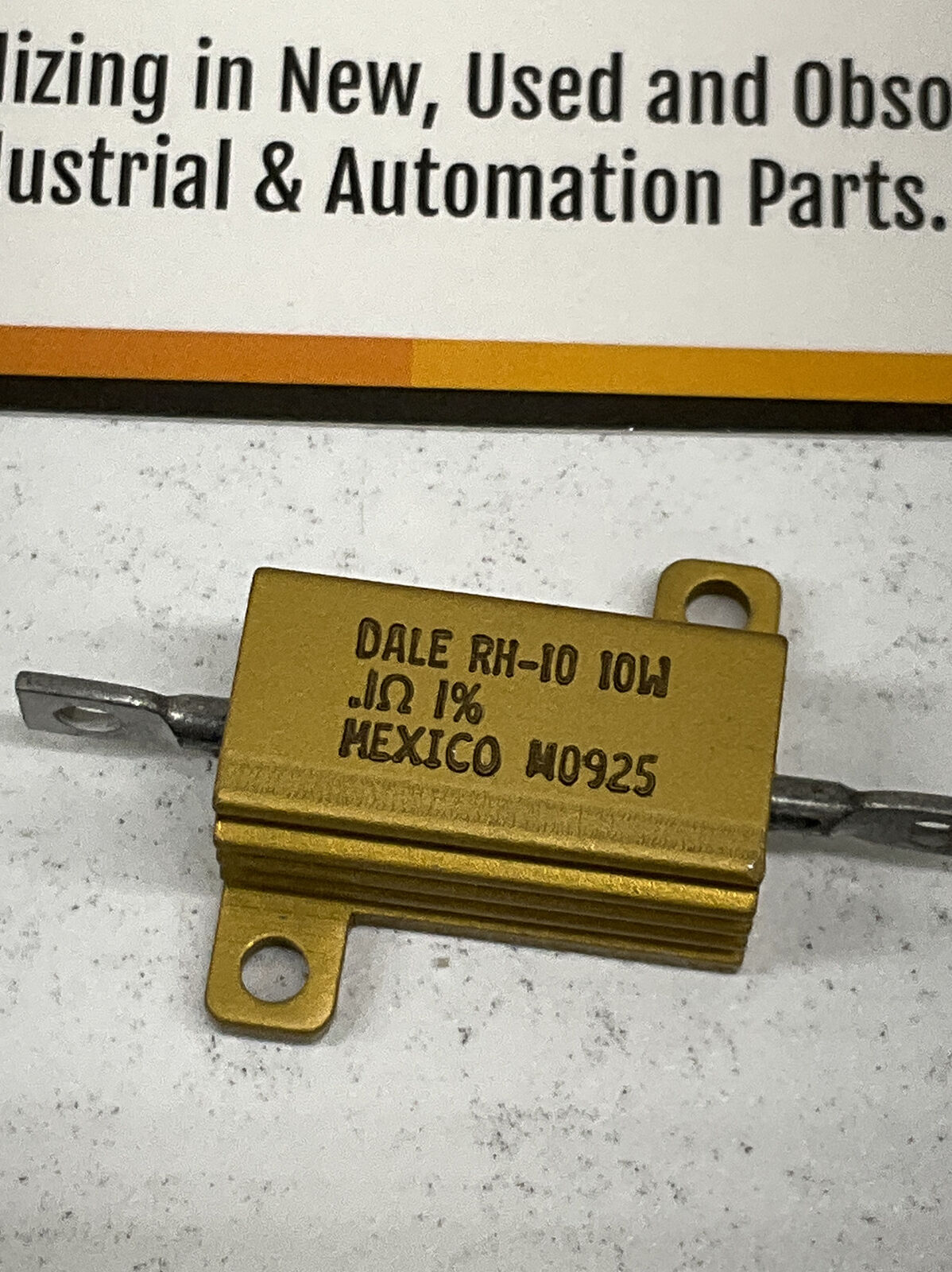 Dale  RH10 .1Ω Ohm 1% 10W  Wirewound Chassis Mount Resistor (YE156) - 0