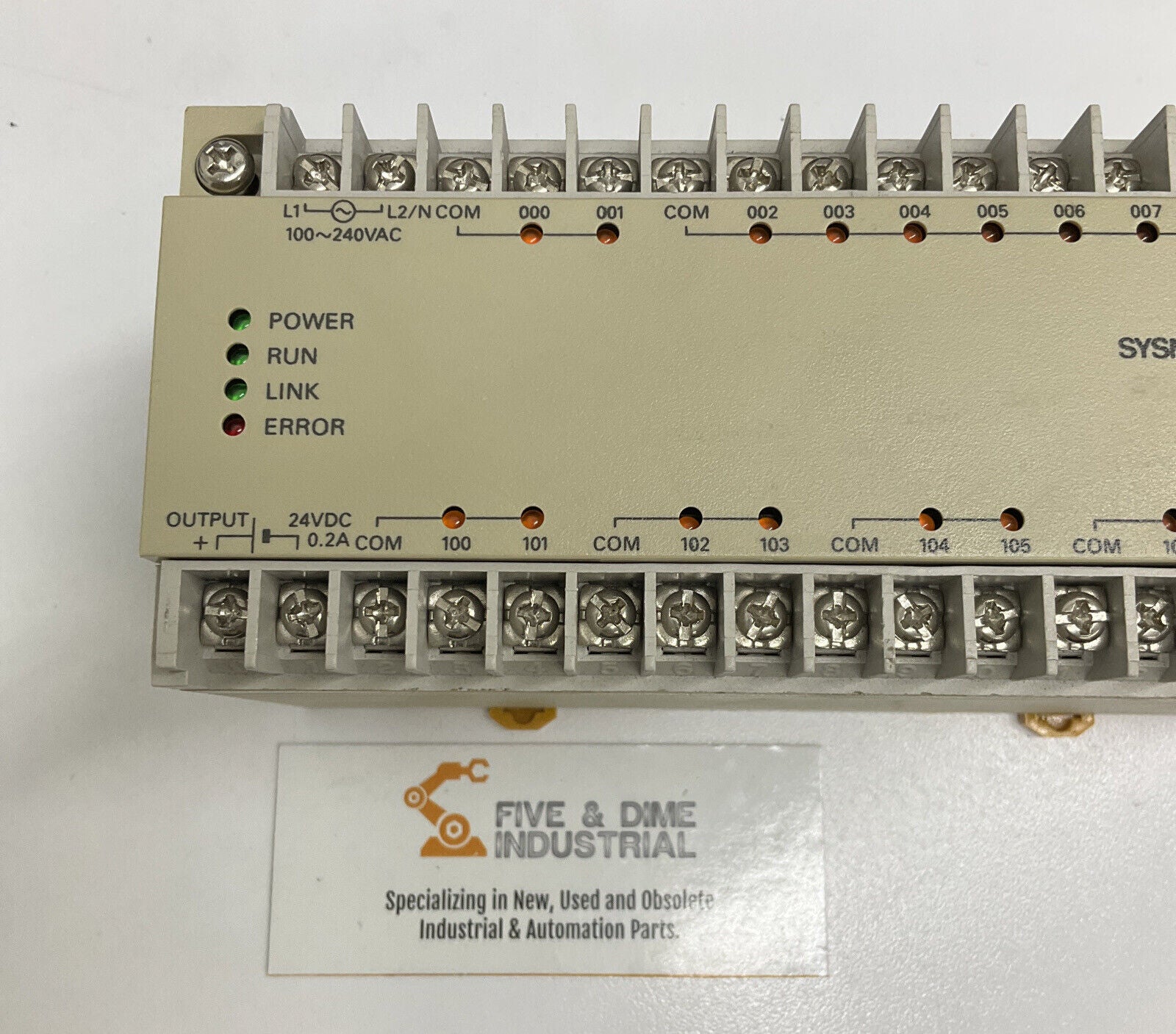 OMRON SP20-DR-A SYSMAC MINI PROGRAMMABLE CONTROLLER 240VAC 30V  (RE255) - 0