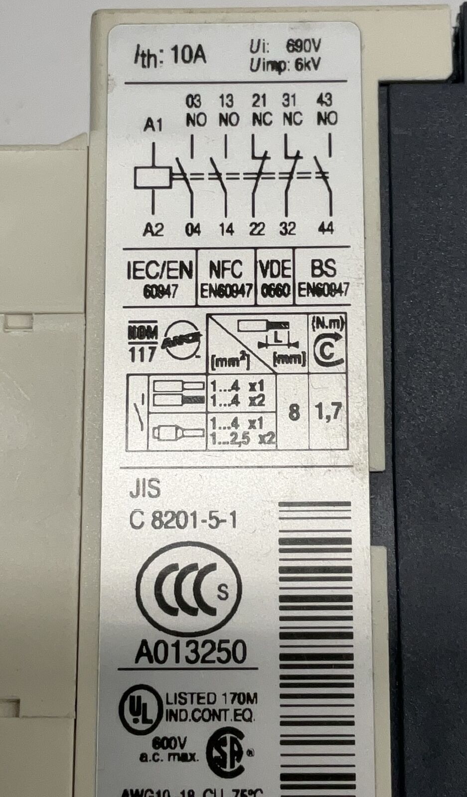 Schneider Electric Telemecanique CAD32BD 24VDC Control Relay (BK159)