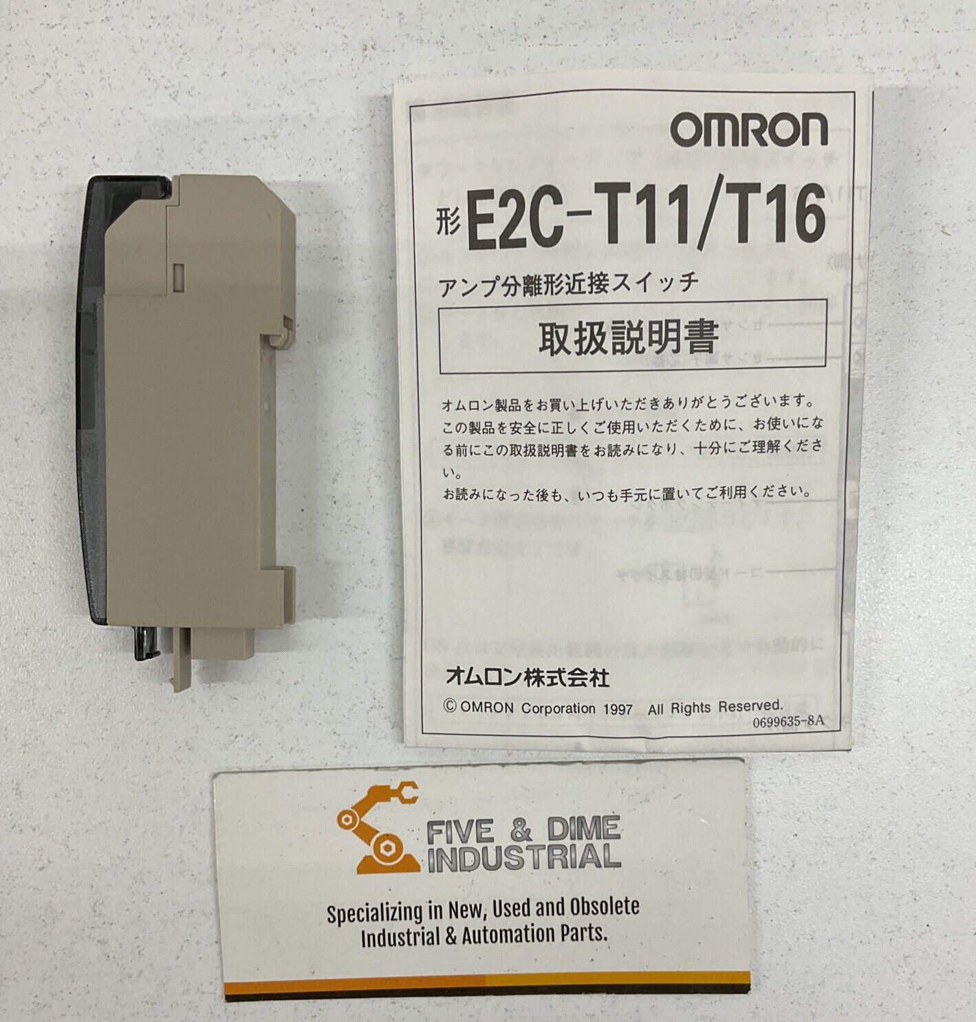 OMRON E2C-T16 New Proximity Switch Amplifier  (RE103) - 0