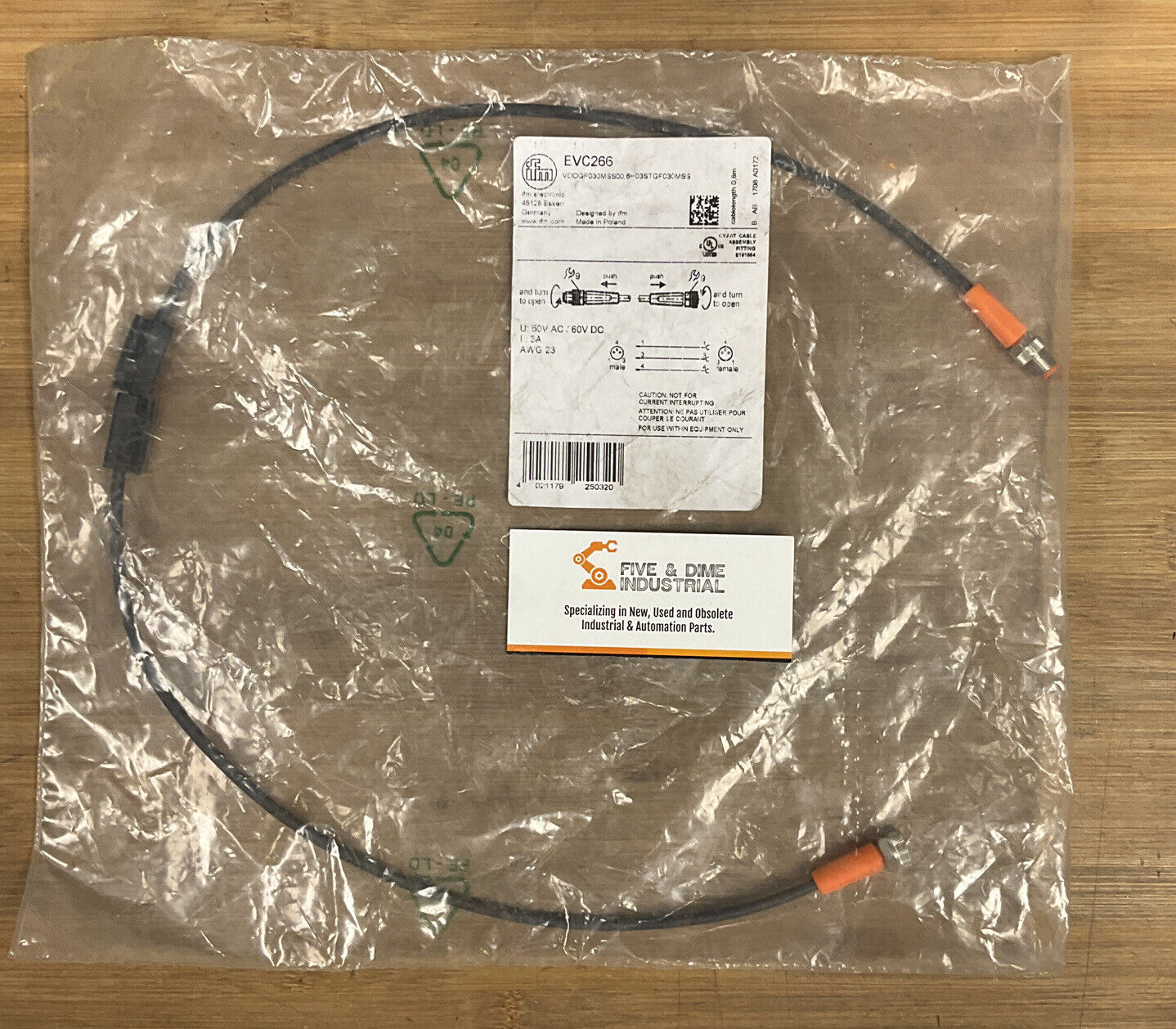 IFM Efector EVC266 New CONNECTION CABLE (BL118)