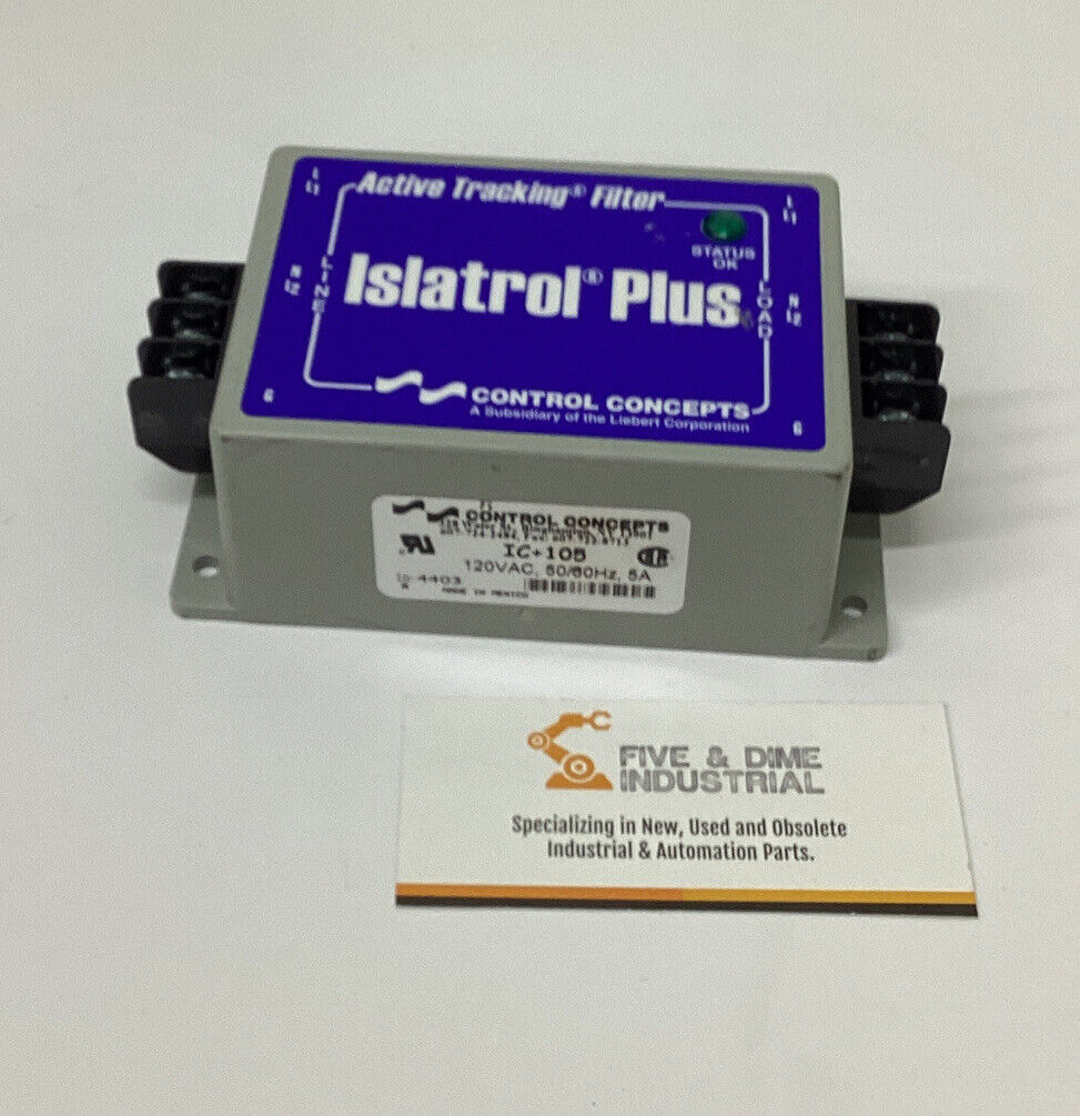Control Concepts IC+105 AMP Voltage Regulator 120VAC (CL207)