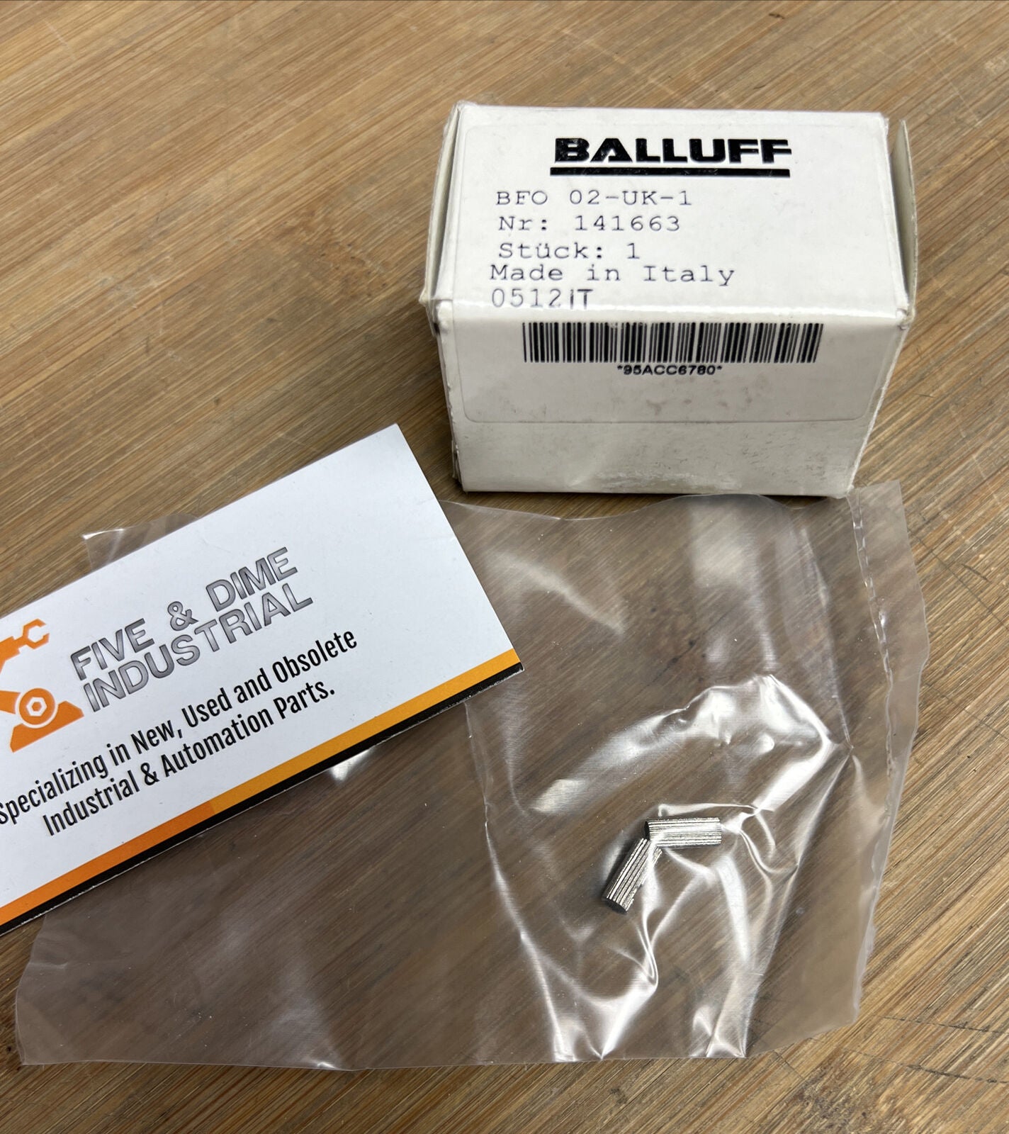 Balluff BFO 02-UK-1 90° New Head for Through-Beam Fiber Optics M2.6×0.45 BL135