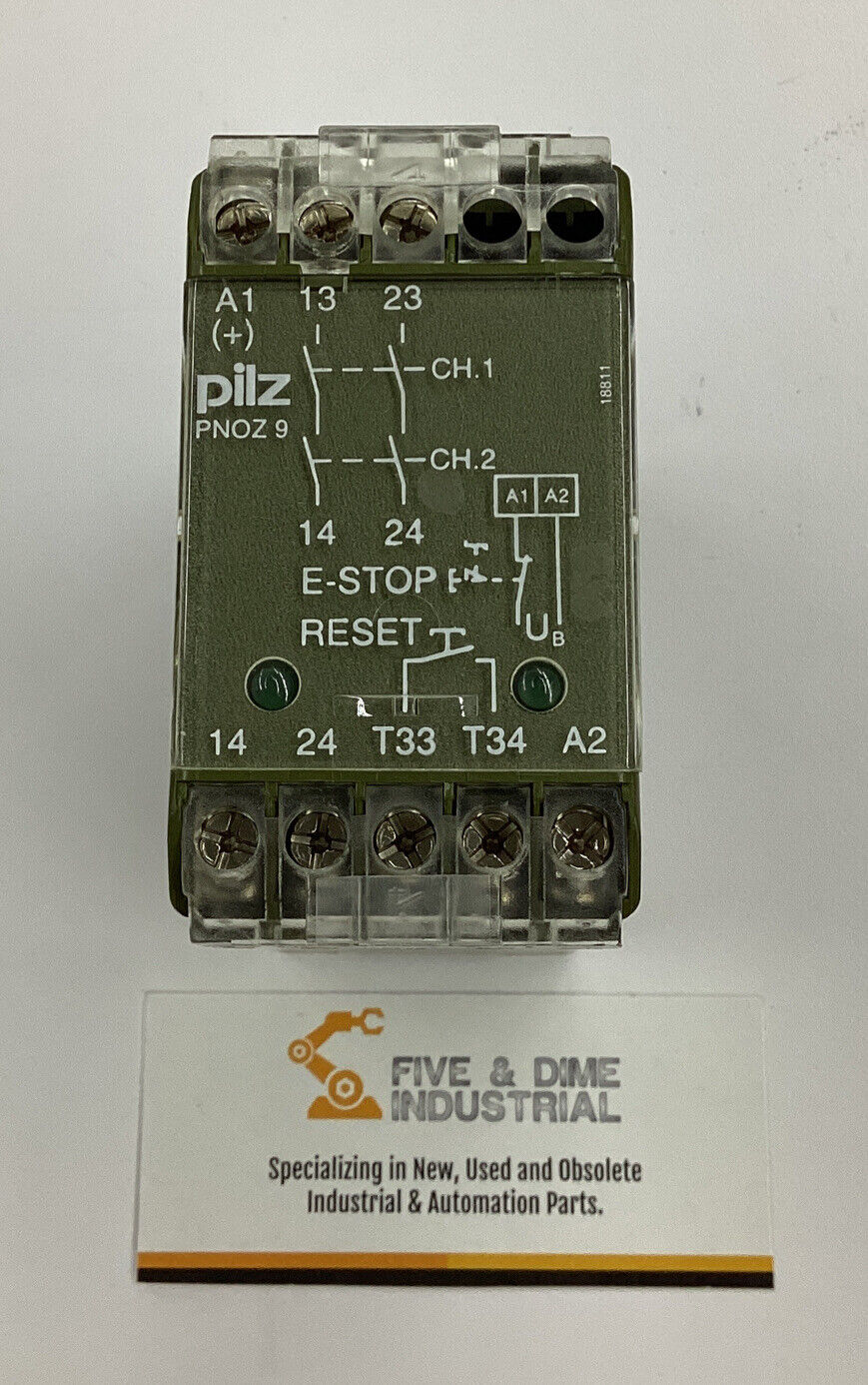 Pilz PNOZ 9 24VDC 2S Emergency Stop Relay 474780 ***Pre-Owned*** (CL281)