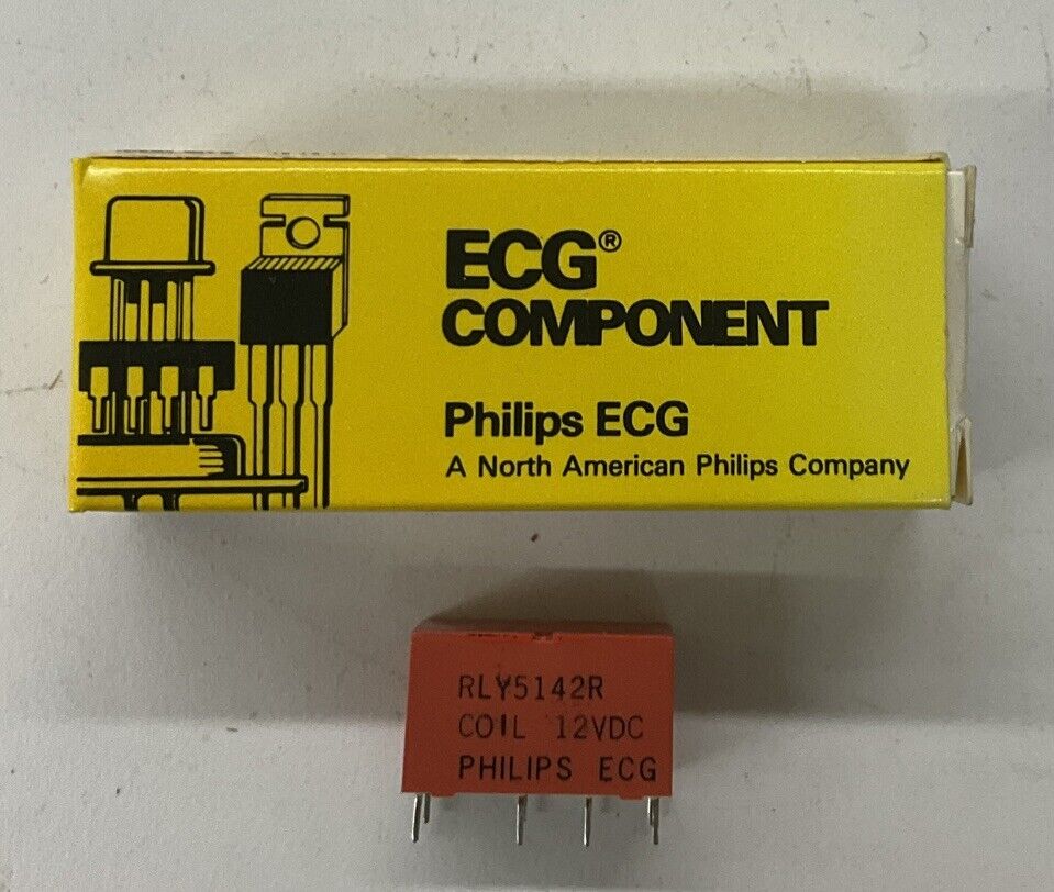 Philips ecg rly5142r dpdt  2A Coil 12 vdc Relay (BL100) - 0