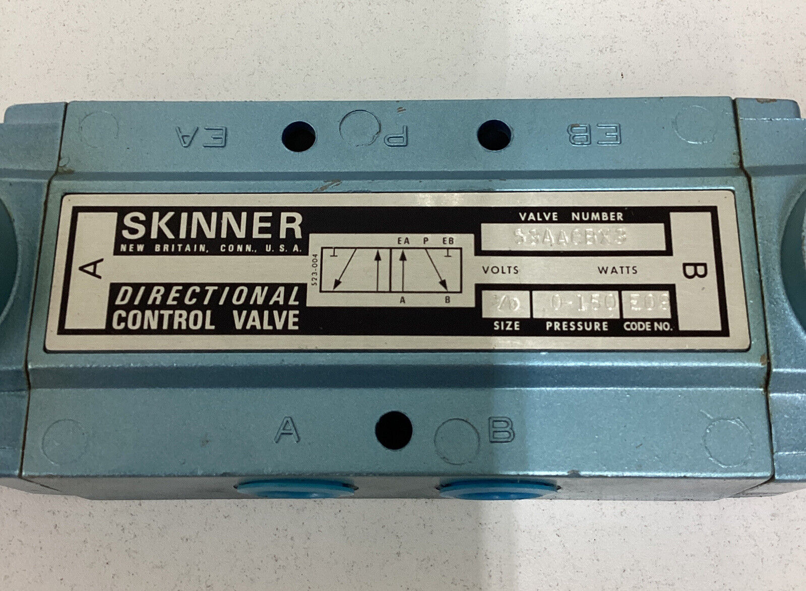 Honeywell Skinner S3AAJBX3 New Directional Control Valve (OV106)