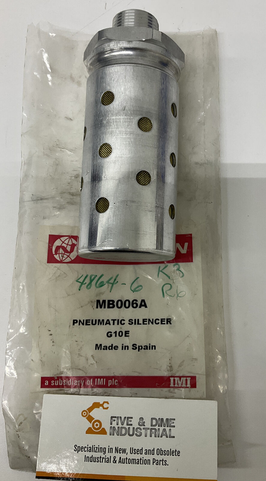 Norgren MB006A  3/4'' NPT Pneumatic Silencer (GR106)