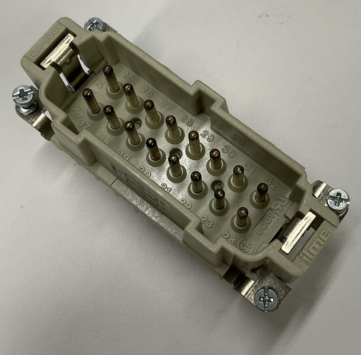 Ilme CNM-16 New 16 Pin VR2 Female Rectangular Insert 16A 400-600V (GR149) - 0