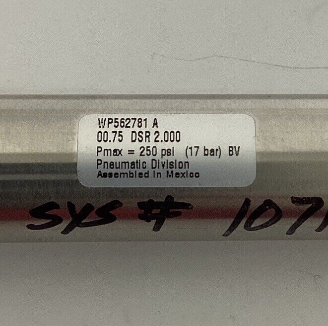 Parker WP562781-A Pneumatic Cylinder 3/4'' Bore , 2'' Stroke (BL299) - 0