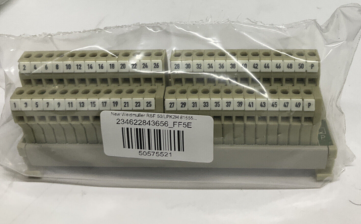 Weidmuller RSF 50/LPK2H 815557 Connector Module  (BL157) - 0