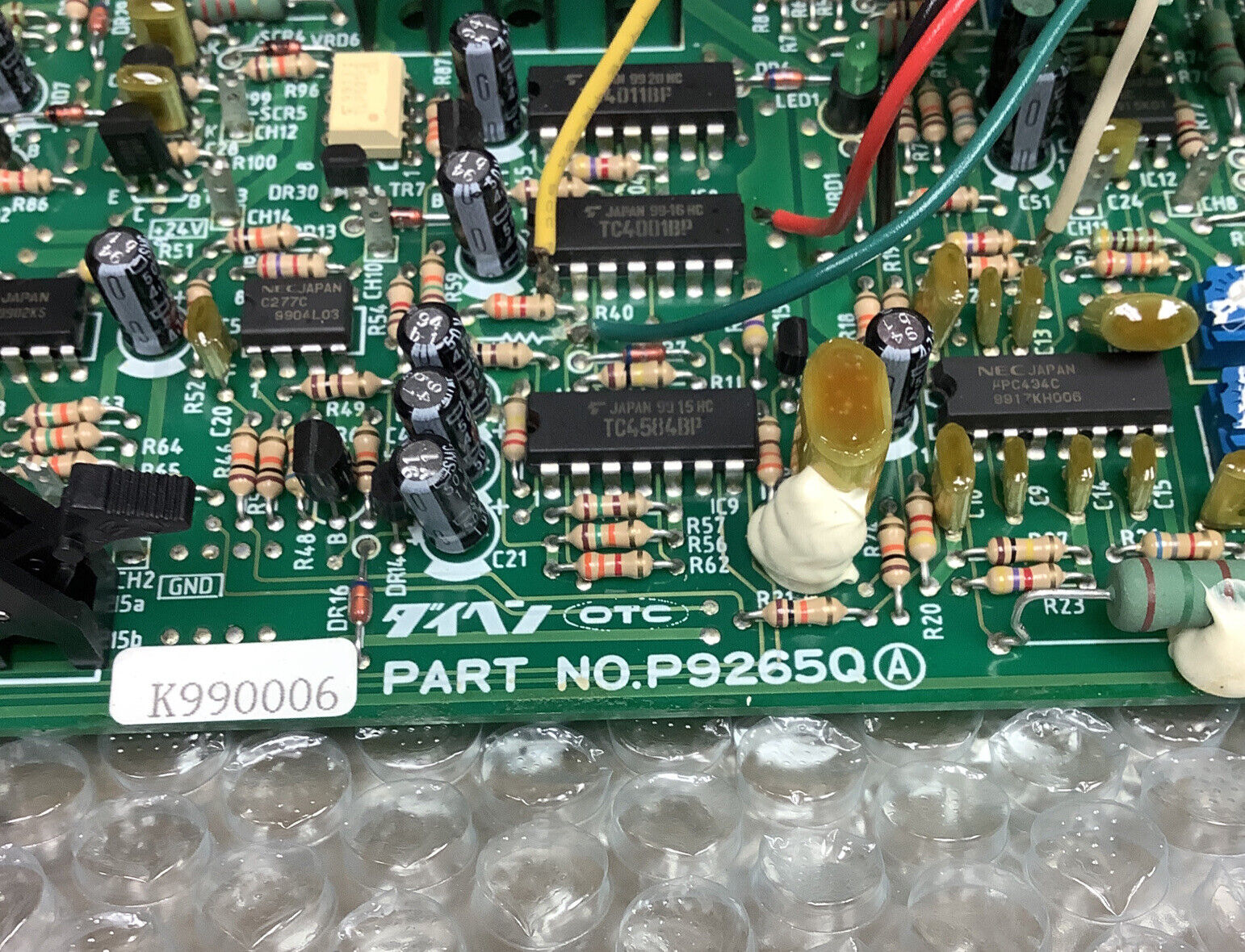 OTC DAIHEN / HONDA P9265Q PCB Circuit Board (CB104) - 0