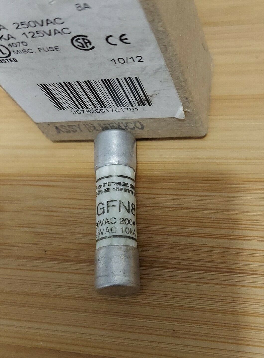 Mersen GFN8 New Box of 10  Fuses (GR124) - 0