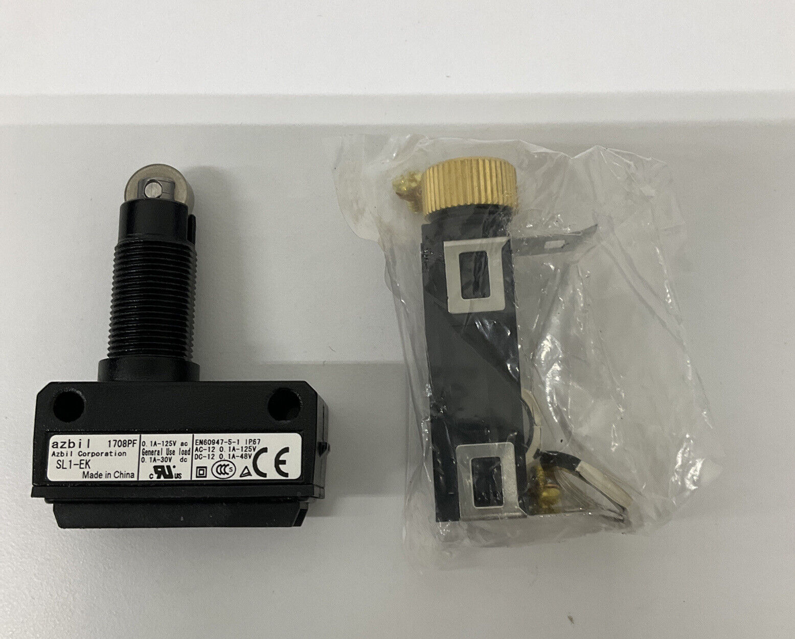 Honeywell Micro-Switch SL1-EK  Steel Roller Limit Switch (RE207) - 0