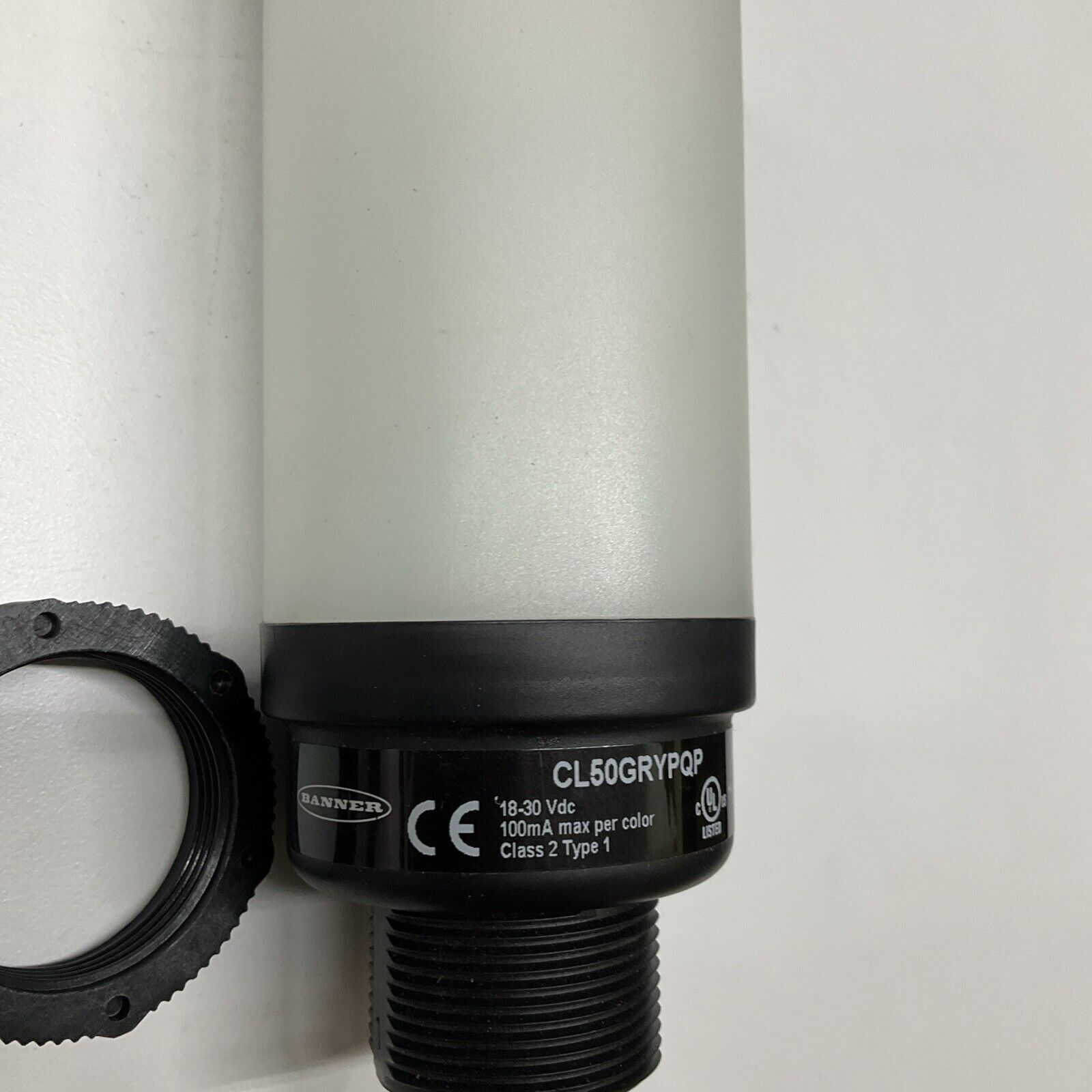 Banner CL50GRYPQP 1 Tier 3 Color Column Beacon 18-30 VDC (BL298) - 0