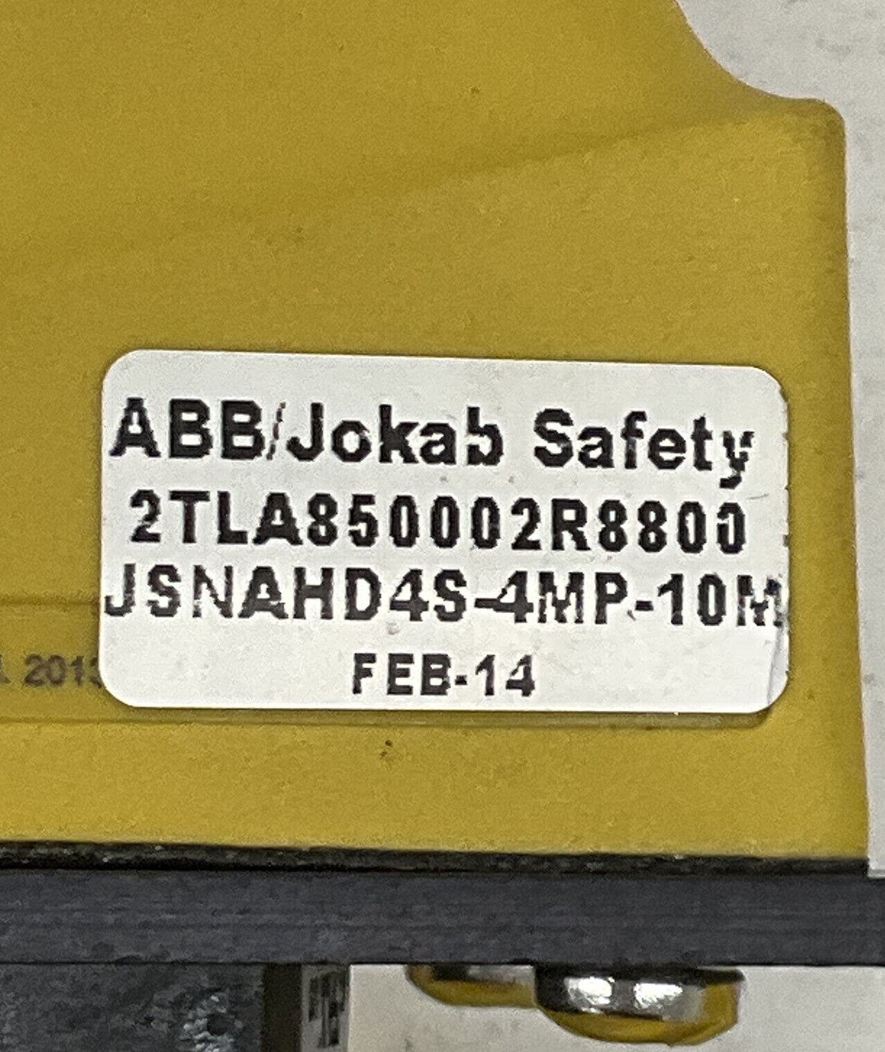 ABB Jokab JSNAHD4S-4MP-10M / 2TLA850002R8800 New 3-Pos Enabling Device (CBL121)