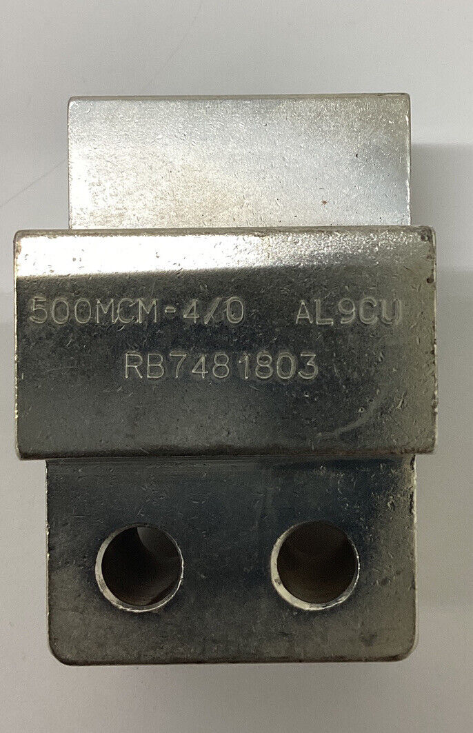 ABB Ilsco  RB7481803 / 500MCM-4/0  Aluminum Lug Box (YE240)