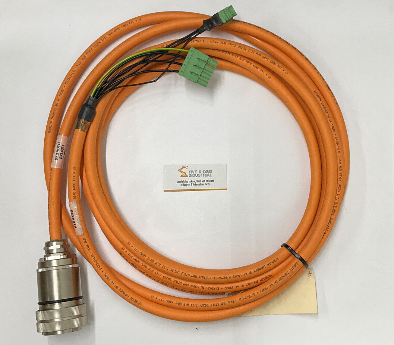 Bosch Rexroth R911310460 RKL4321 7 Meter Power Cable (CBL132)
